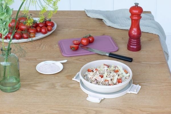 Brabantia Make & Take, Lunsjbeholder, Voksen, Lysegrå, Plast, Monokromatisk, Rund