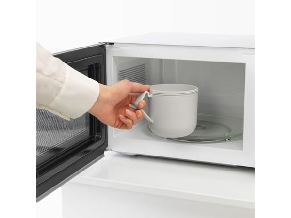 Brabantia Make & Take, Muki, Pyöreä, 0,6 L, Vaaleanharmaa, Muovi, Keitto