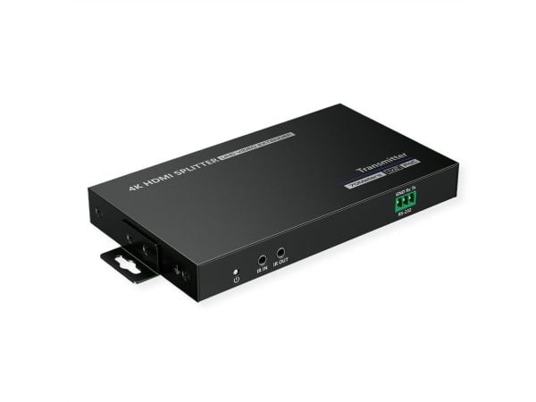 VALUE 14.99.3464, AV-sender og -mottaker, 40 m, Koblet med ledninger (ikke trådløs), Svart