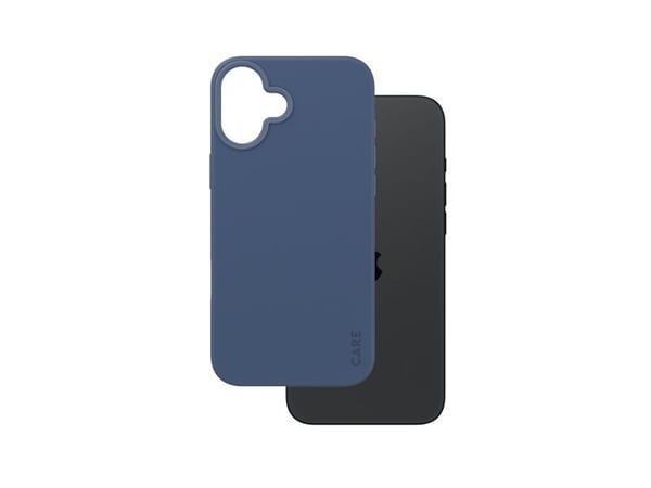CARE by PanzerGlass - Baksidedeksel for mobiltelefon - MagSafe-samsvar - oleofobisk belegg, termoplast-polyuretan (TPU), polykarbonat (PC) - blå - ...