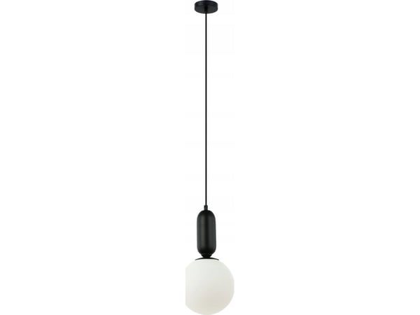 Italux Aldeva PND-02340-1M-BK taklampe heng 1x40W E27 hvit/svart