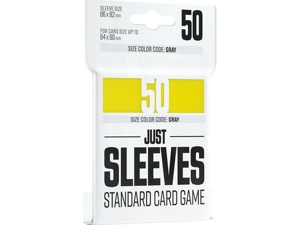 Gamegenic Gamegenic: Just Sleeves - Standard Card Game Sleeves (66x91 mm), ¯ó³te, 50 sztuk