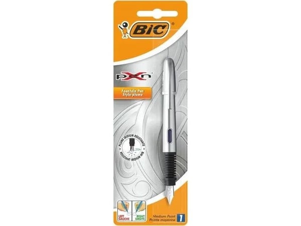 BIC 896049, Krom, Patronpåfyllingssystem, Iridium stål, Medium, Ambidextrous, 1 stk