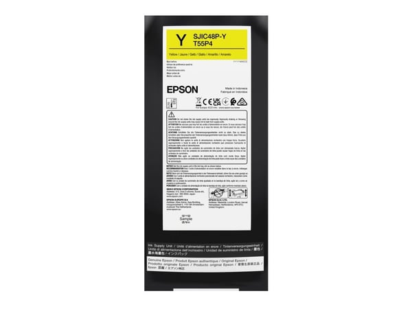 Epson SJIC48P-Y, Keltainen, 480 ml, 1 kpl, Kertapakkaus