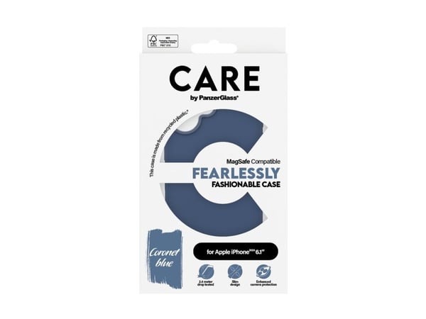 CARE by PanzerGlass - Baksidedeksel for mobiltelefon - MagSafe-samsvar - oleofobisk belegg, termoplast-polyuretan (TPU), polykarbonat (PC) - corone...