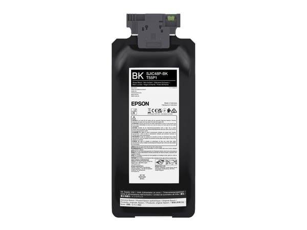Epson SJIC48P-BK, musta, 480 ml, 1 kpl, Kertapakkaus