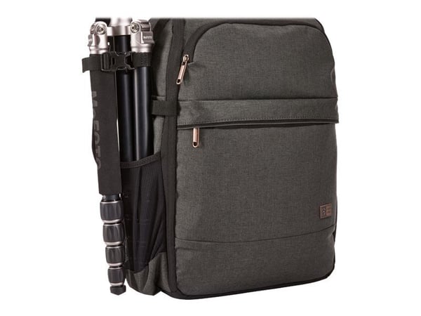 Case Logic Era - Ryggsekk for kamera / drone - polyester, melangestoff - grå, svart - 13"