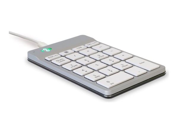 R-Go Numeric keyboard Compact break - Tastegruppe - USB, USB-C - hvit