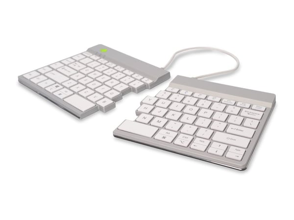 R-Go Tools Split Break, Bluetooth, QWERTY, Valkoinen
