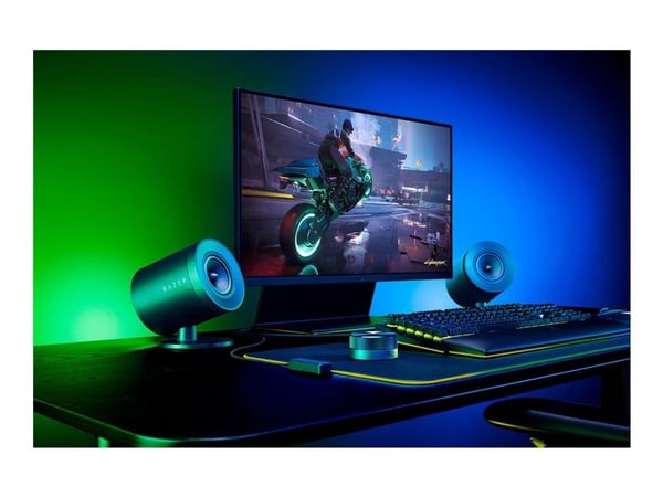 Razer Nommo V2 Pro - Høyttalersystem - for PC - 2,1 kanaler - trådløs - Bluetooth - USB
