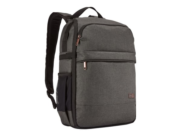 Case Logic Era - Ryggsekk for kamera / drone - polyester, melangestoff - grå, svart - 13"