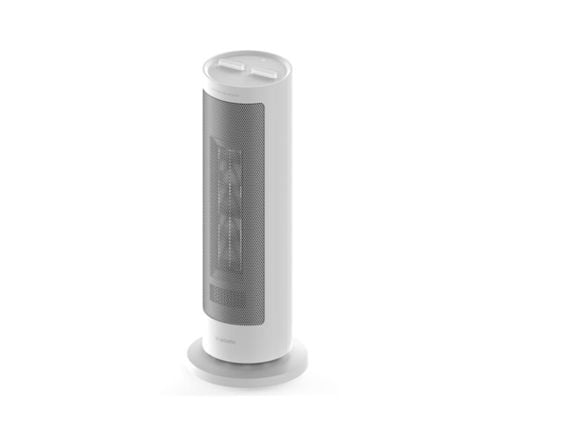 Xiaomi Fan Heater EU, Viftedrevet elektrisk romvarmer, Keramisk, Innendørs, Bord, Gulv, Grå, Hvit, 2000 W