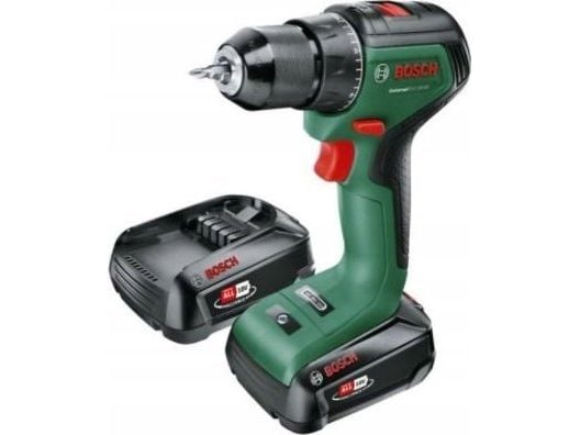 Bosch Universal Drill 18V-60, Boremaskin med pistolgrep, Nøkkelløs, Børsteløs, Svart, Grønn, 1,3 cm, 1900 RPM