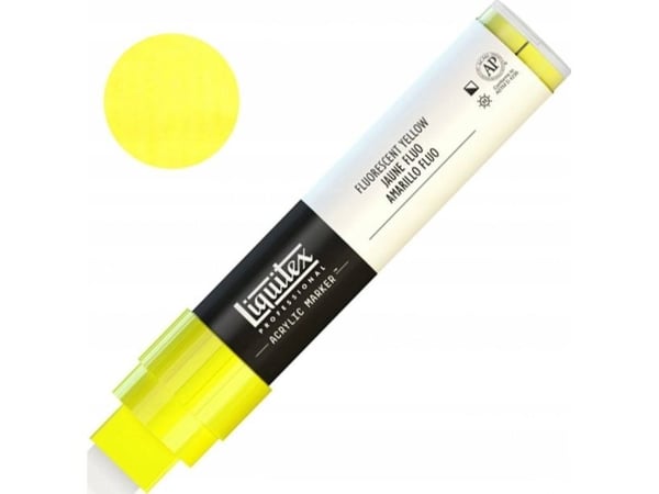 Färgmarker bred fluorescerande gul 981