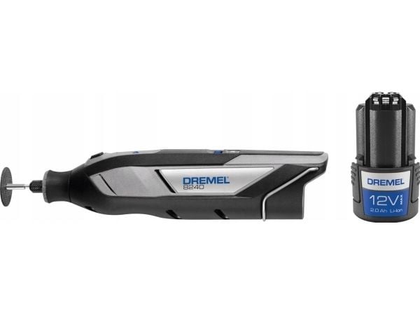 Dremel F0138240JA, Lithium-Ion (Li-Ion), skjæring / kapping, Sliping, Polering, Engraving, Hygiene, Sliping, Hengekrok, Grå, Svart, Blå, 35000 OPM,...