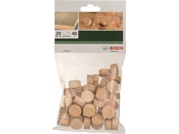 Bosch TRÆPLUGS 20X10MM 40 STK