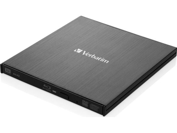 Verbatim Slimline - Platestasjon - BDXL Writer - 6x - SuperSpeed USB 3.0 - ekstern