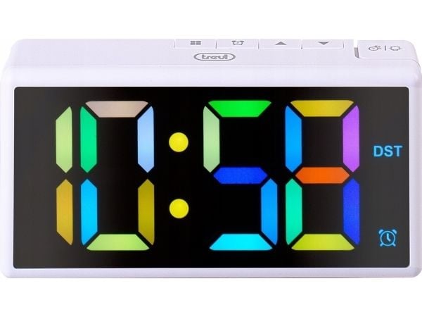 Trevin herätyskello Trevi EC88601 rgb valkoinen
