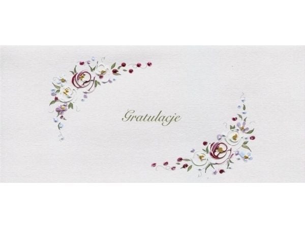 MAK Karnet Gratulasjonskort DL G08 - blomster