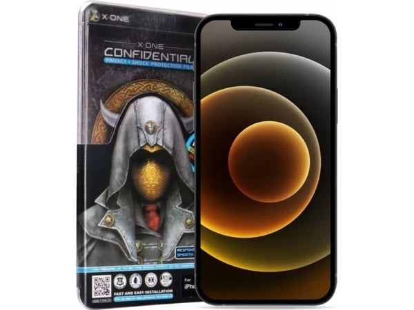 X-One X-ONE Fullt deksel Ekstra sterkt herdet glass - for iPhone 15/16 (full lim) svart