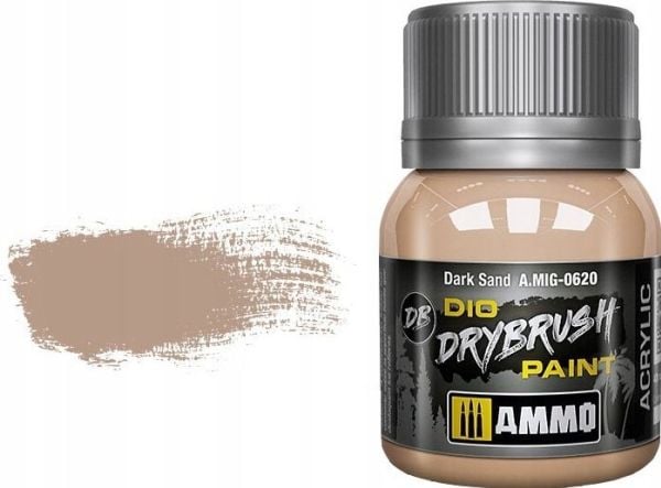 Vallejo Ammo: DIO tørrbørste - mørk sand