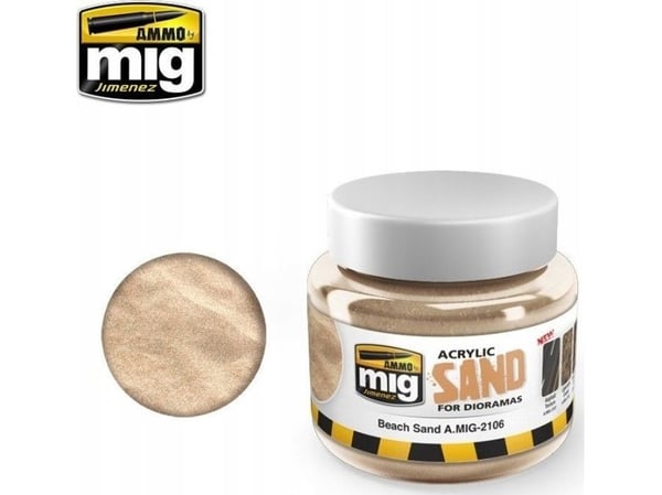 Vallejo Ammo: akryl mud til dioramaer - Sand Ground (250 ml)