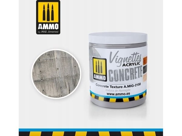Vallejo Ammo: Akrylslam - Vignetter - Betongtekstur (100 ml)