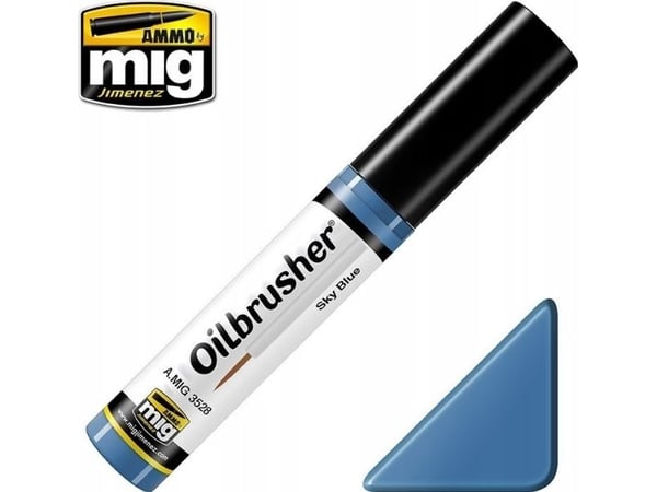 Vallejo Ammo: Oilbrusher - Himmelblå (10 ml)