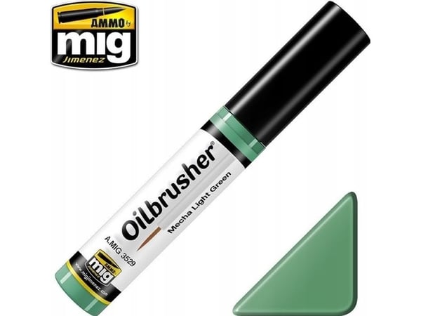 Vallejo Ammo: Oilbrusher - Mecha Light Green (10 ml) HAB056