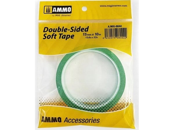 Vallejo Ammo: dobbeltsidig myk tape (3 mm x 33 m)