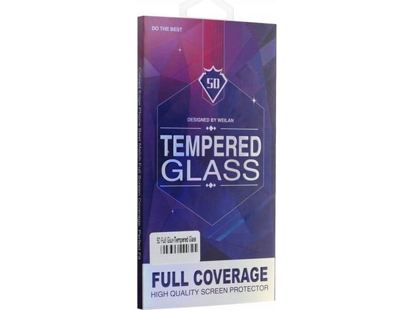 Partner Tele.com 5D Full Glue herdet beskyttelsesglass - til iPhone XR / 11 (MATTE) sort