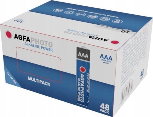 AgfaPhoto - Batteri 4 x AAA - Alkalisk