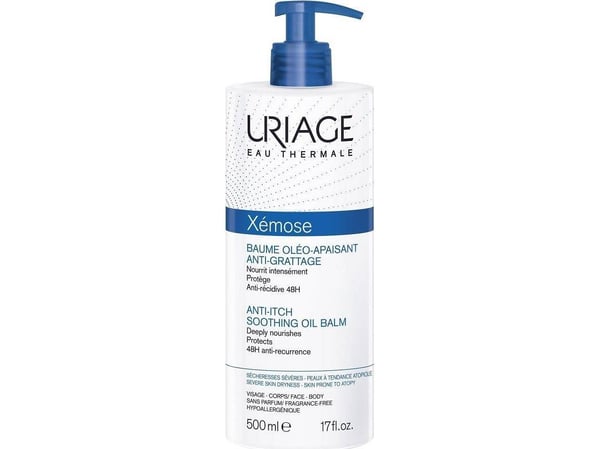 Uriage Xemose C8+ lipidpåfyllande anti-klåda balm 500 ml