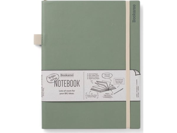 Peter Pauper Press Bookaroo notatbok Journal stor - grønn