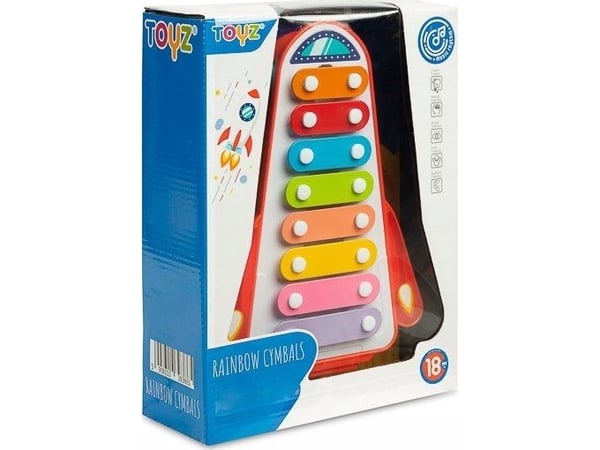 Toyz pedagogisk leketøy - regnbue cymbaler