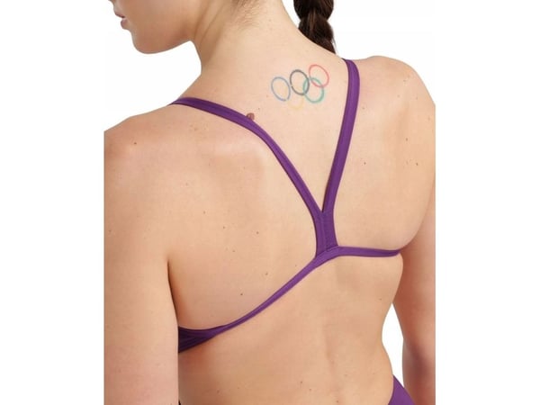 Arena badedrakt for kvinner WOMEN'S TEAM SWIMSUIT CHALLENGE SOLID