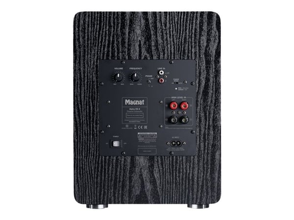 Magnat Alpha RS 8 - Subbasshøyttaler - 80 watt - 8" - askedecorsvart