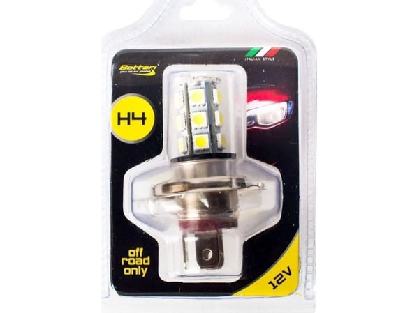 Bottarin hehkulamppu LED H4 18SMD 5050 valkoinen, 1 kpl