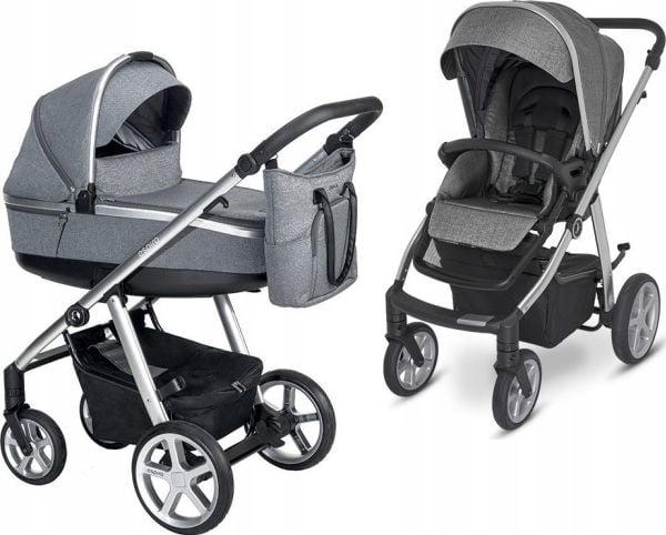 Espiro barnvagn ESPIRO NEXT UP 17 MELANGE GRAPHITE STREET GEL