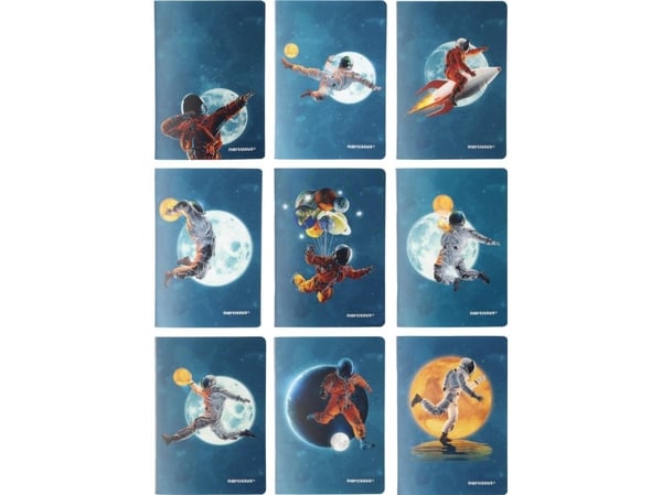 Narcissus Muistikirja A5/60K PP Cosmo grid (9 kpl) NARCISSUS