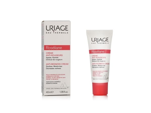 Uriage Roséliane Anti-Redness Cream, Dag- og nattkrem, Kvinner, Sensitiv Hud, Ansikt, Motvirker rødhet, Fuktighets krem, Reparering, Mykgjører, Ber...
