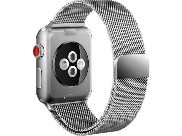 Armbånd Apple Watch 4 / 5 / 6 / 7 / SE (38 / 40 / 41 mm) Tech-Protect Milaneseband sølv