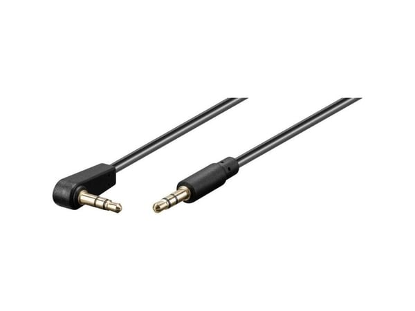 Goobay 67783, 3.5mm, Hankjønn, 3.5mm, Hankjønn, 1 m, Svart