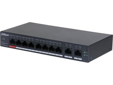 Dahua Technology DH-CS4010-8ET-110, Håndtert, L2, Fast Ethernet (10/100), Strøm over Ethernet (PoE)