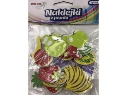 BREWIS skumklistremerker frukt 40 stk