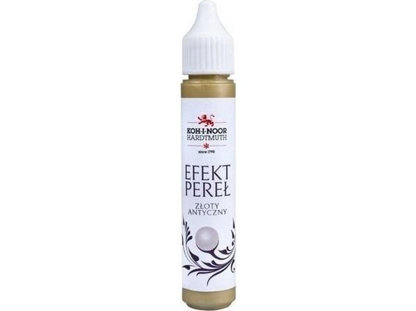Antikk gull perleeffekt-bladvæske penn 30 ml