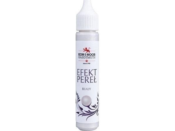Koh-i-noor Pisak med perleeffekt hvit 30 ml