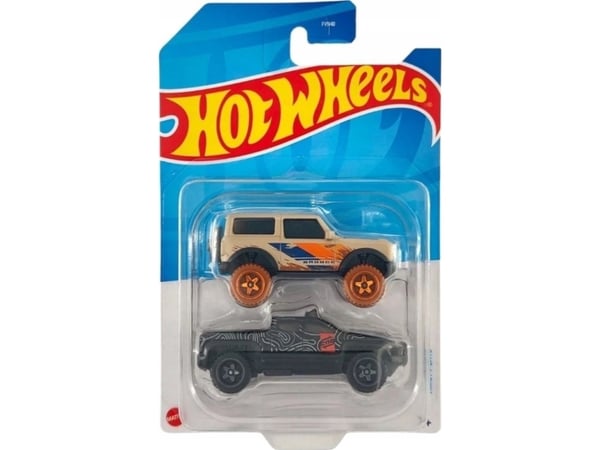 Mattel Dvå Hot Wheels bilmodellset
