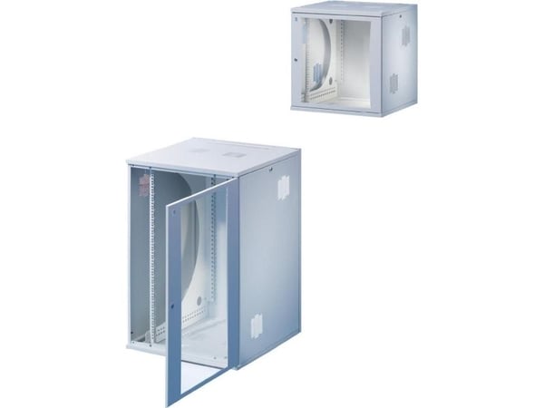 Rittal FlatBox - Skap - veggmonterbar - RAL 7035 - 9U - 19"