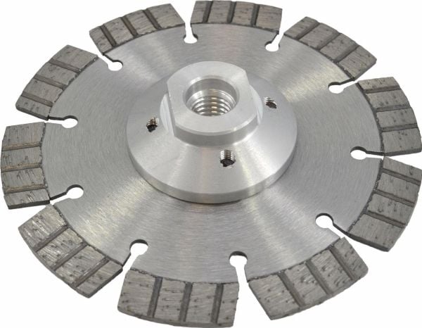 Klingspor diamantsegmentblad TARCZA DIAMENTOWA SEGMENTOWA 125 mm x 2,4 mm x 22,2 mm DT612UT med innersett/tilkapping